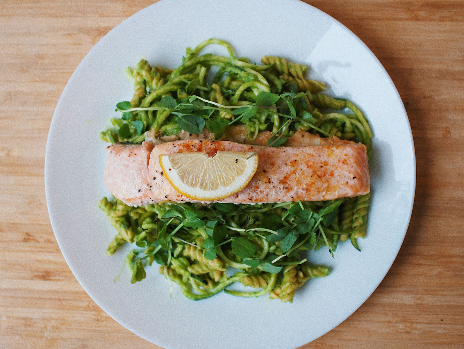 Citrus Glazed Salmon & Pesto Pasta | Edible Nashville