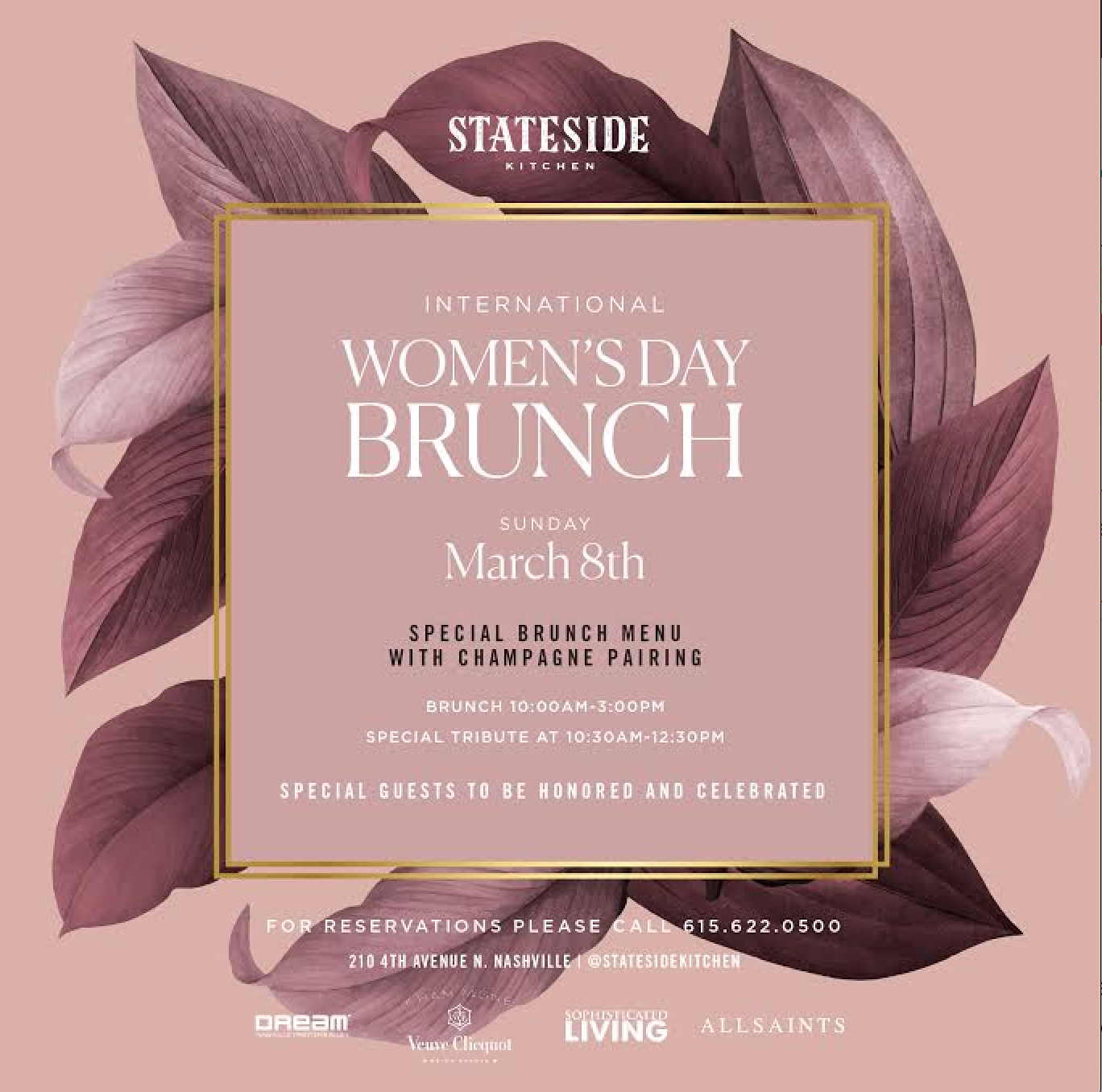 International Women's Day Brunch at Stateside Kitchen | Edible Nashville