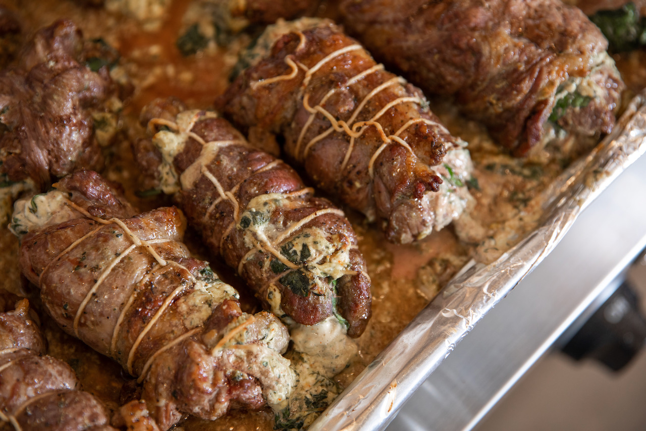 Lamb Roulade with Mascarpone, Spinach, and Apricots | Edible Nashville