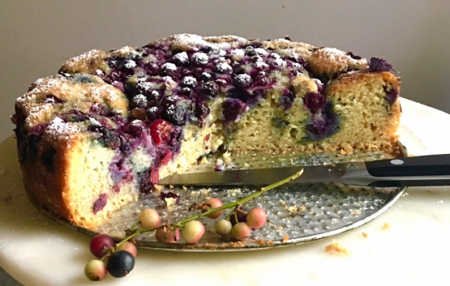 Blueberry Coffee Cake Recipe| by Leigh Anne Wilkes