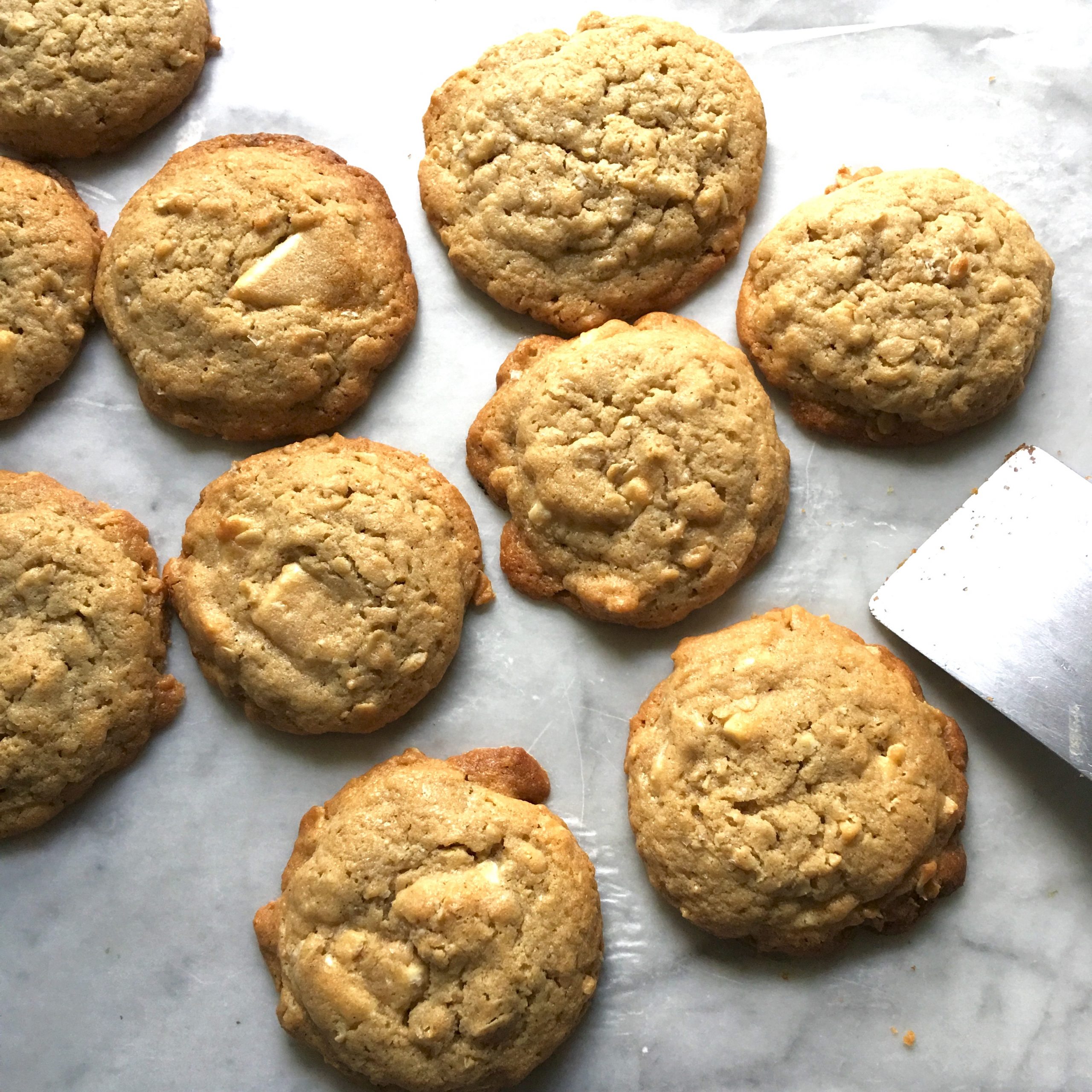 Almond Butter White Chocolate Cookies - Edible Nashville