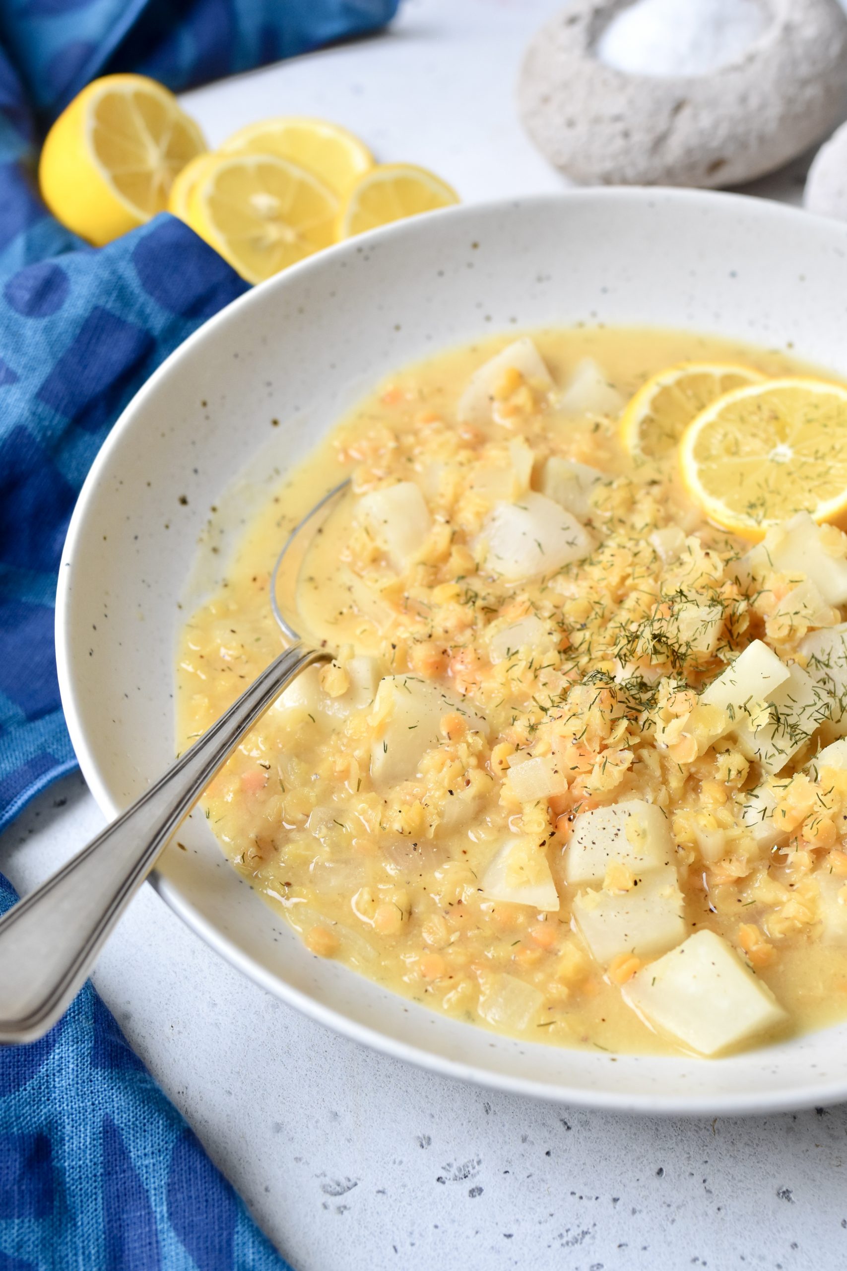 Lemony Lentil and Turnip Chowder - Edible Nashville