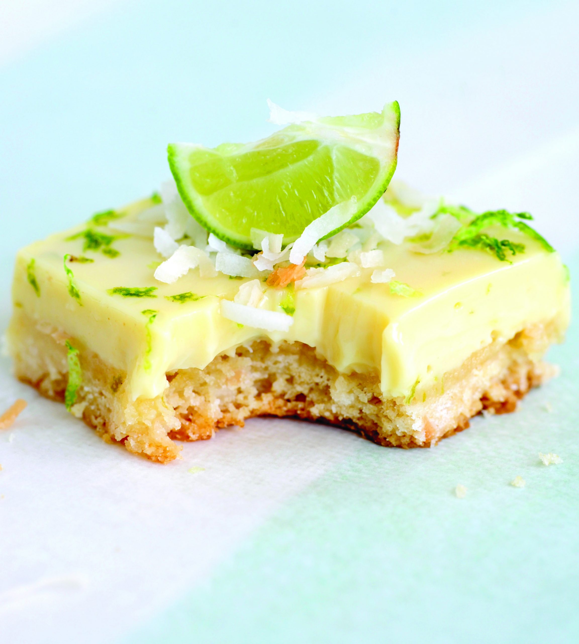 Key Lime Coconut Bars - Edible Nashville