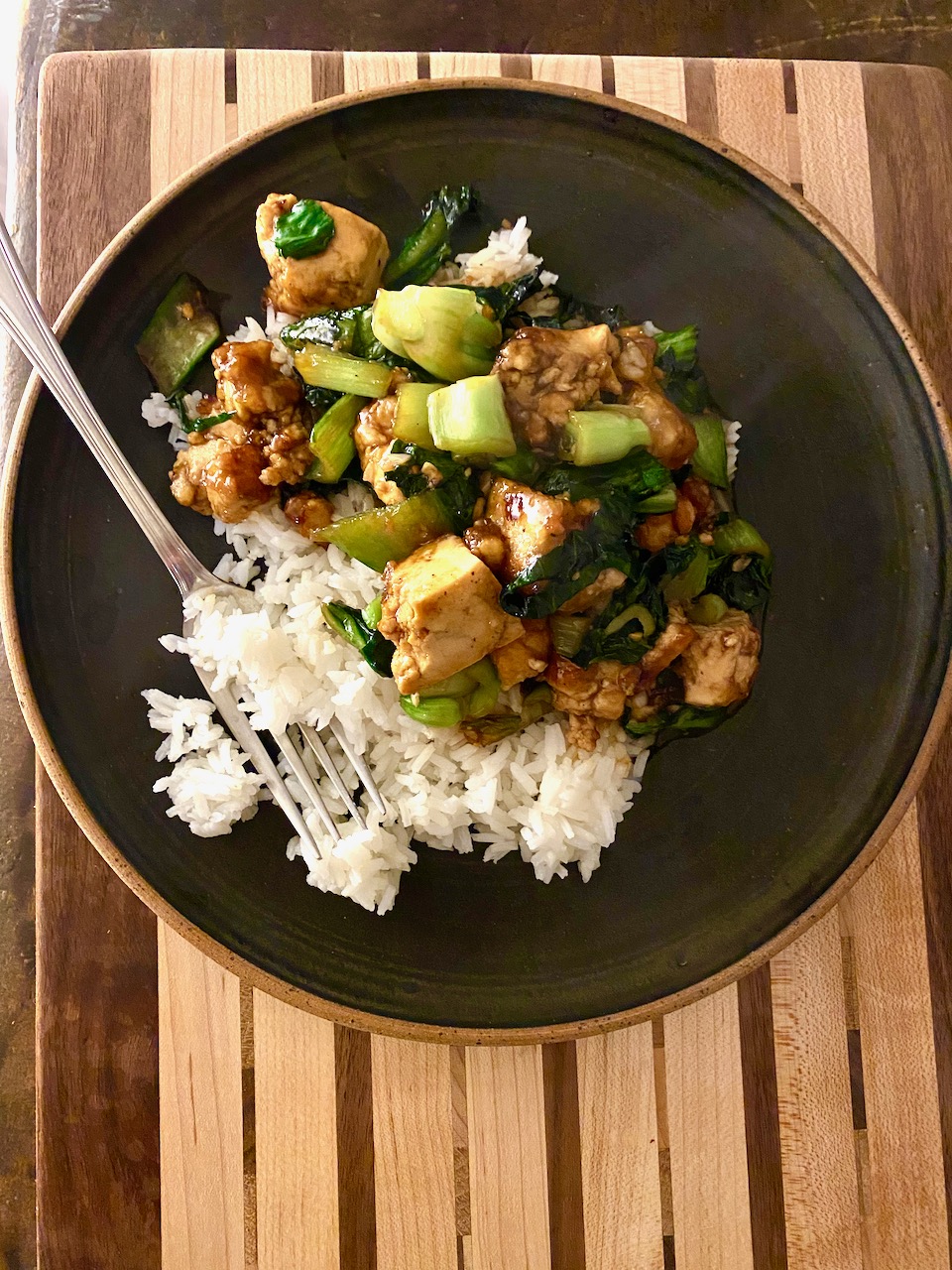 Honey Soy Tofu Bok Choy Stir Fry - Edible Nashville