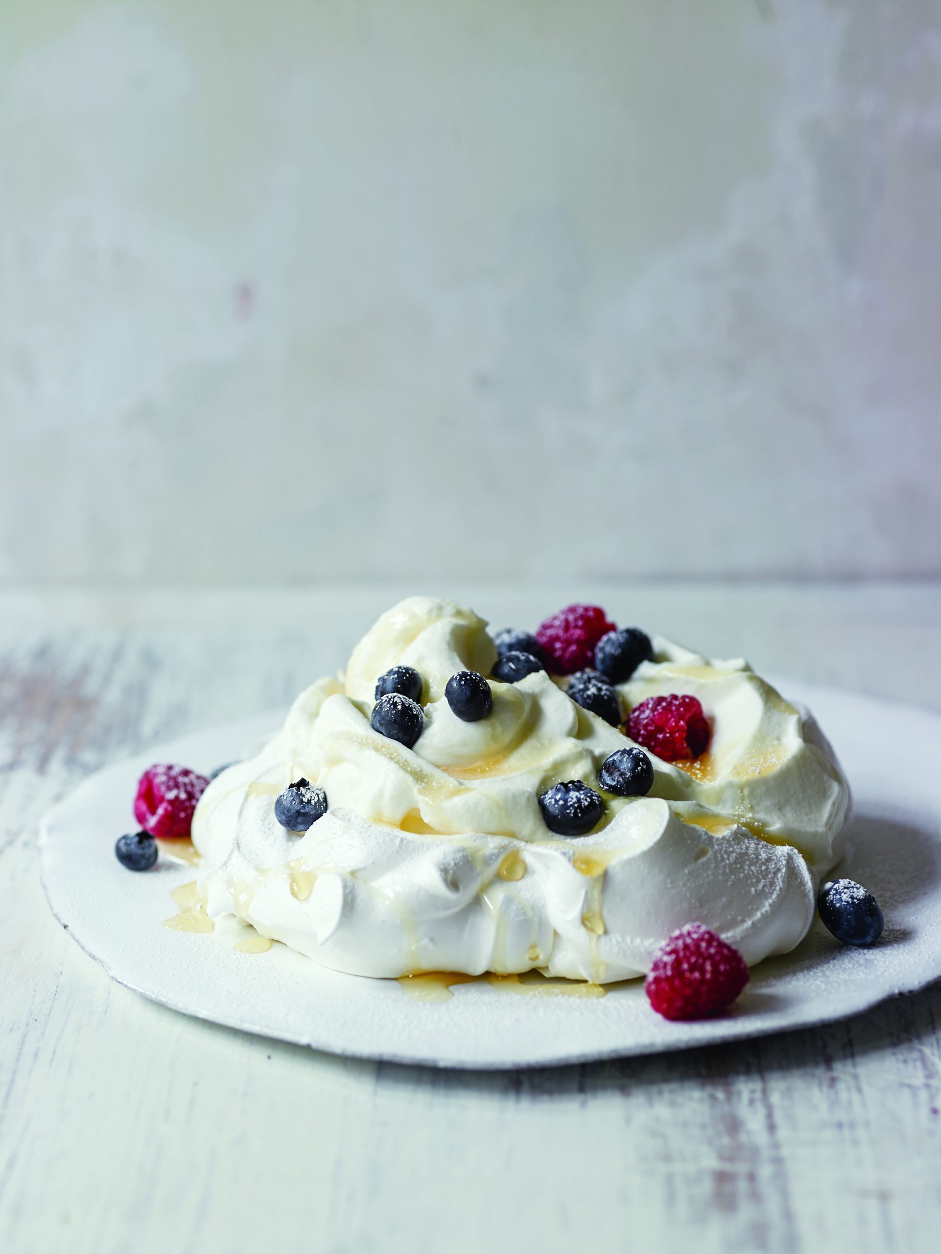 Blueberry-Topped Pavlovas - Edible Nashville
