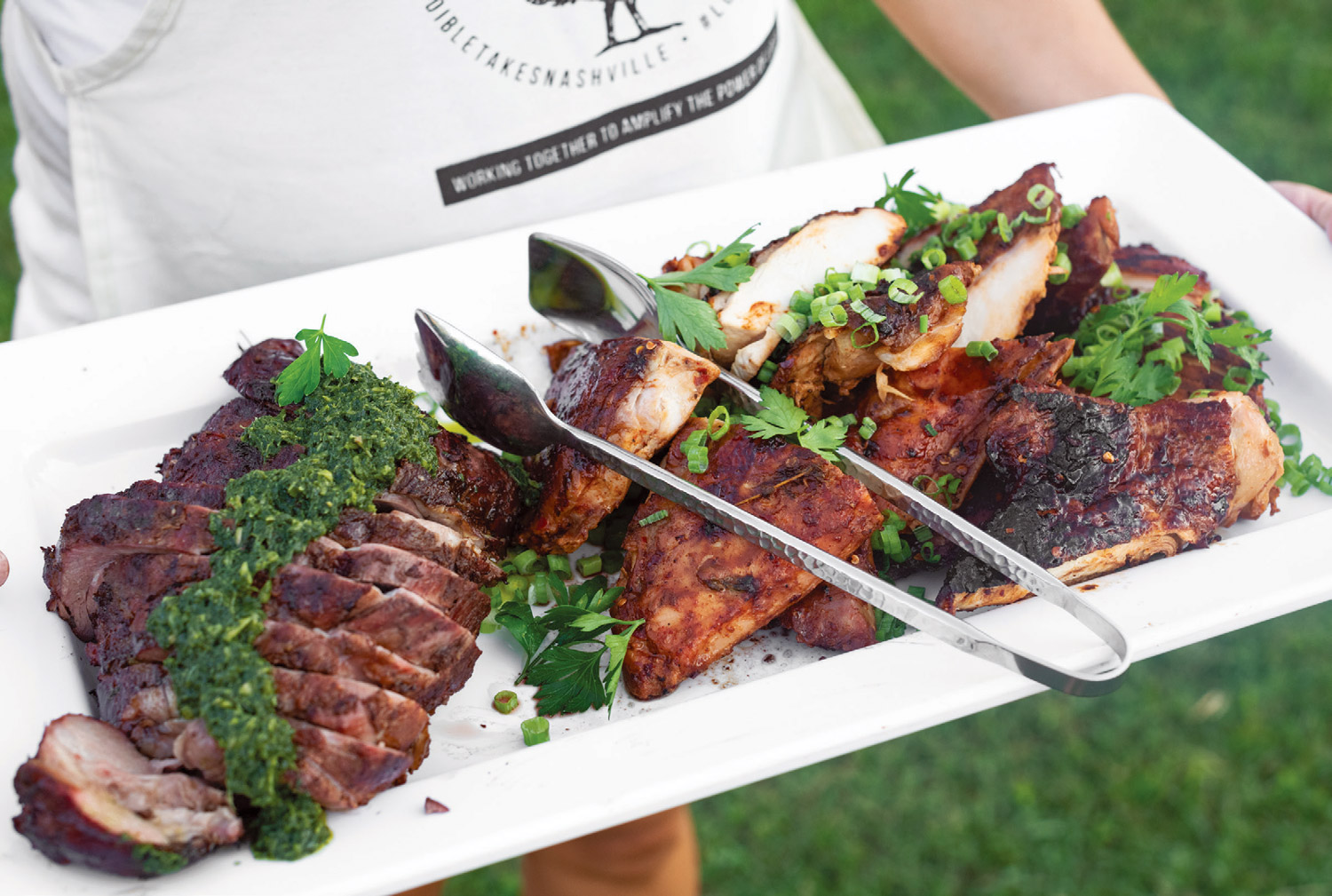 Roasted Lamb with Chimichurri - Edible Nashville