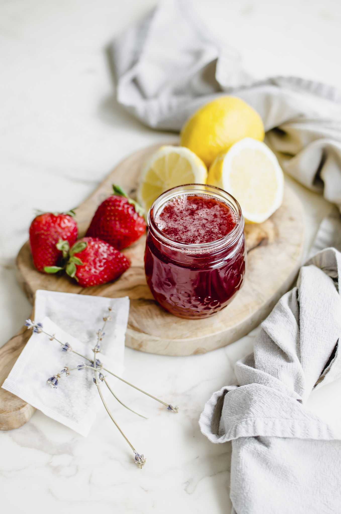 Strawberry Lavender Syrup - Edible Nashville