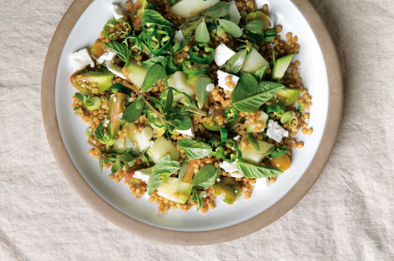 Spring Salad With Wheat Berries, Feta, and Herbs - Edible Nashville