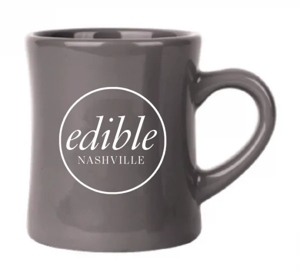 Edible Nashville - 10oz Ceramic Mug - Grey