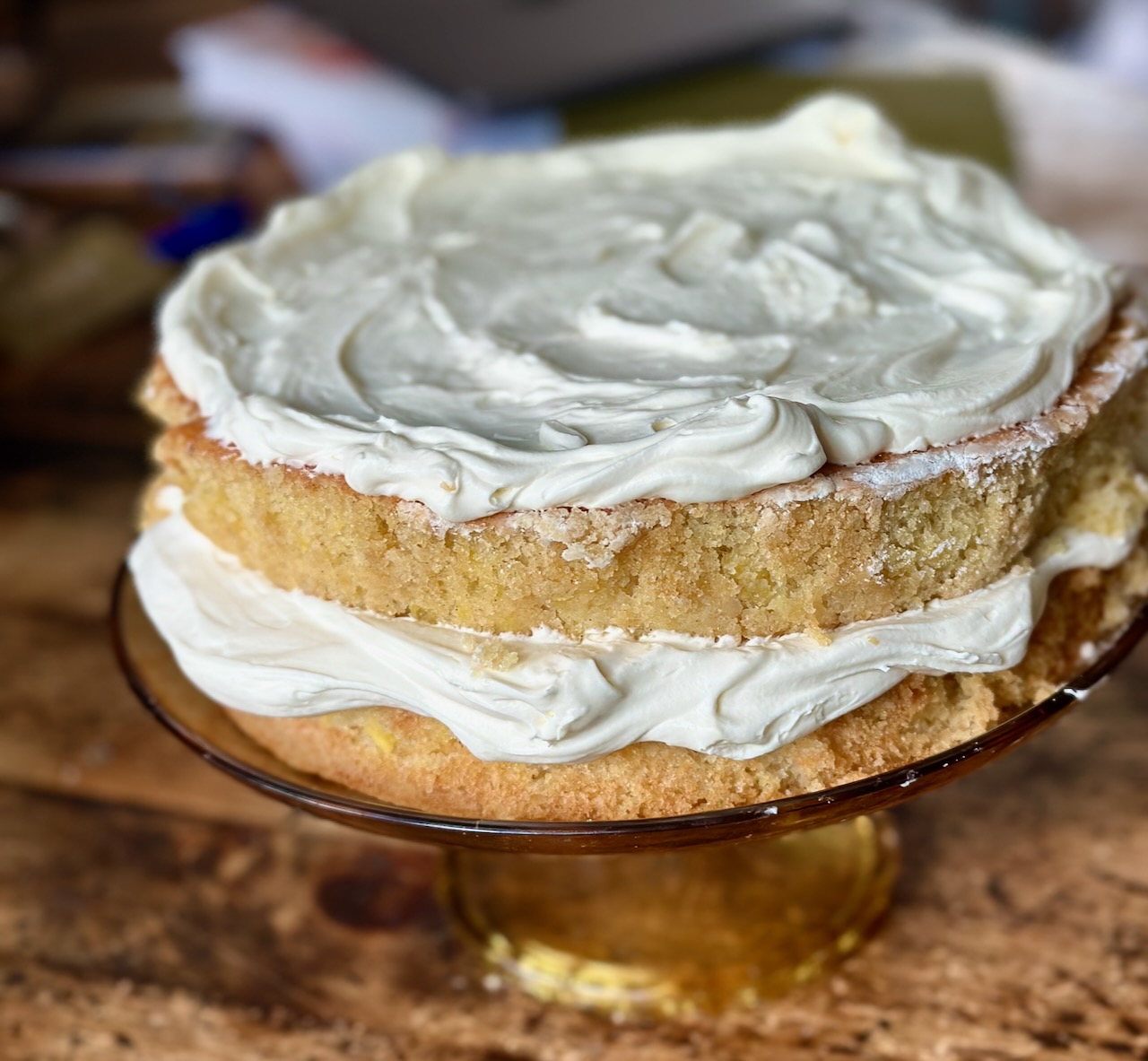 Fresh Pineapple Cake with Mascarpone Cream - Edible Nashville