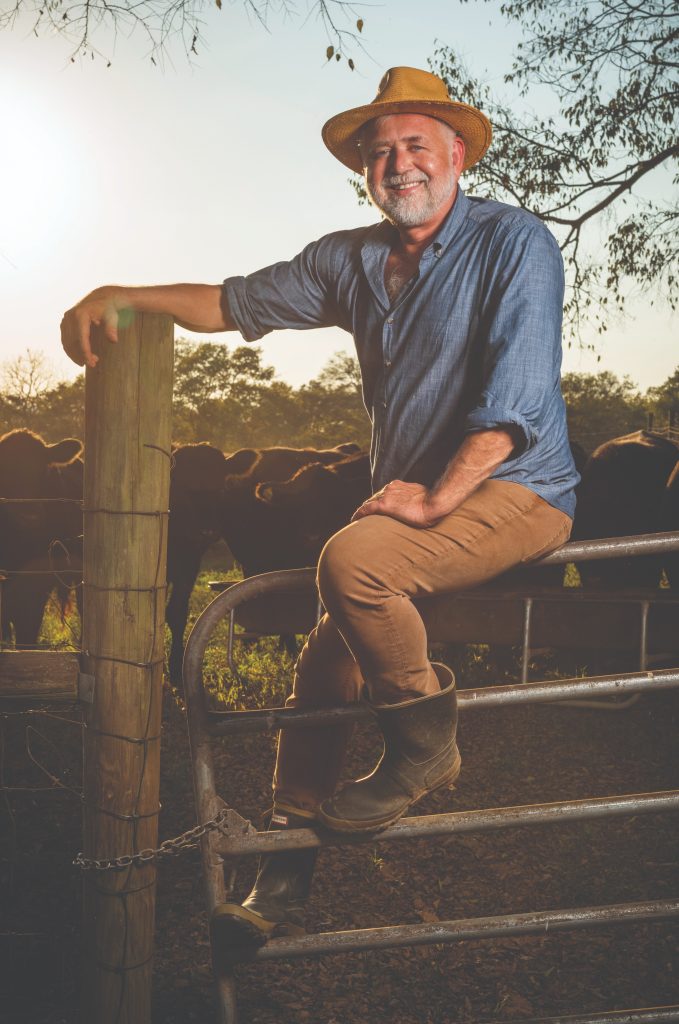 Turnip Truck owner John Dyke at his farm in Lynnville, Tennessee (Angelea Yoder)