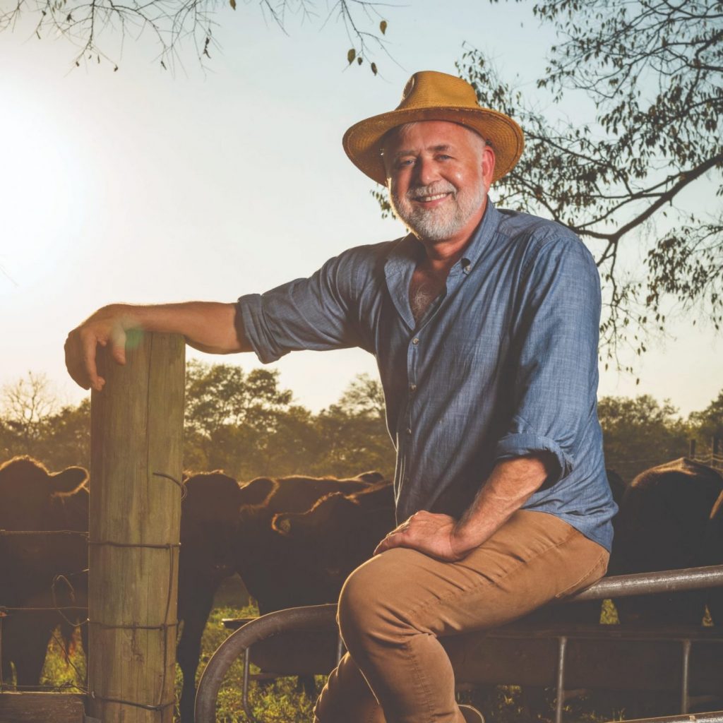 Turnip Truck owner John Dyke at his farm in Lynnville, Tennessee (Angelea Yoder)