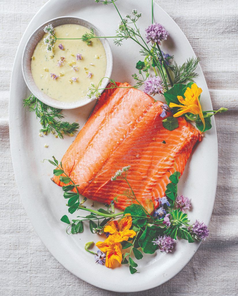 Poached Salmon with No-Fail Hollandaise