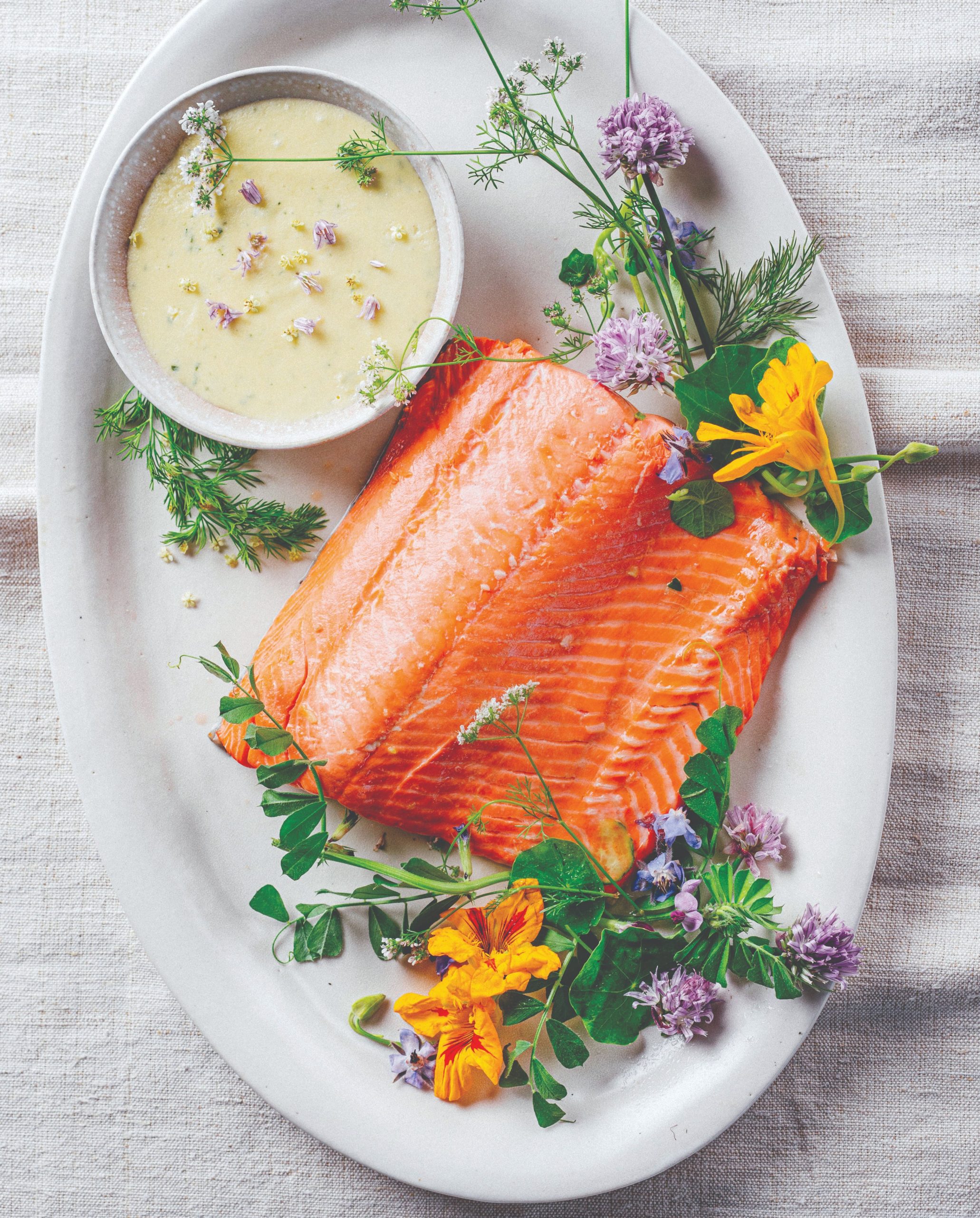 Poached Salmon with No-Fail Hollandaise