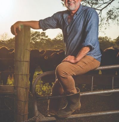 Turnip Truck owner John Dyke at his farm in Lynnville, Tennessee (Angelea Yoder)